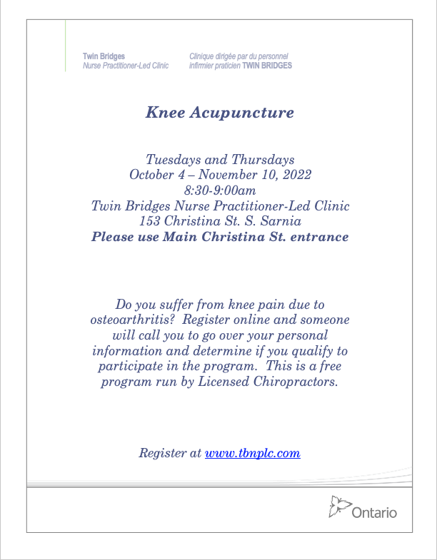 Knee Acupuncture