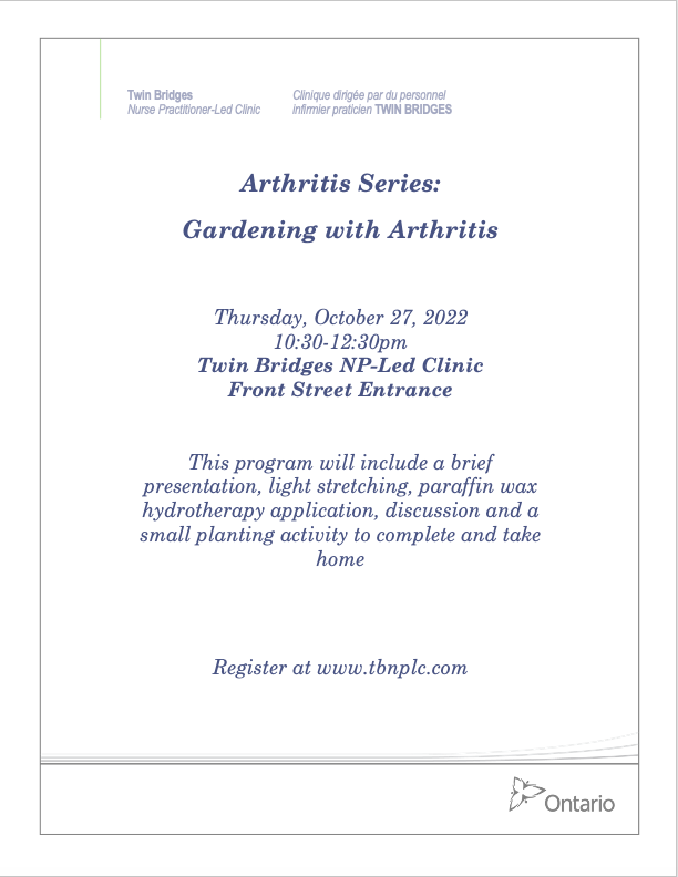 Arthritis Series: Gardening with Arthritis