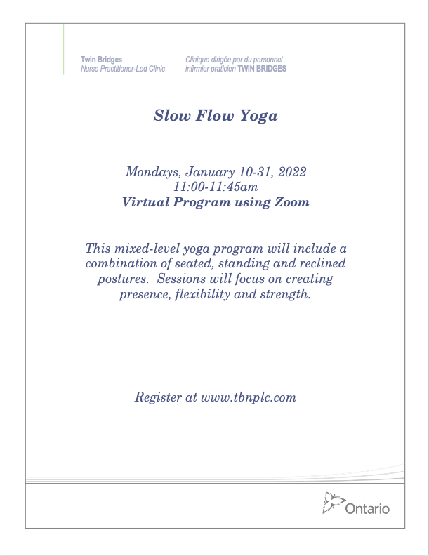 Slow Flow Yoga - VIRTUAL