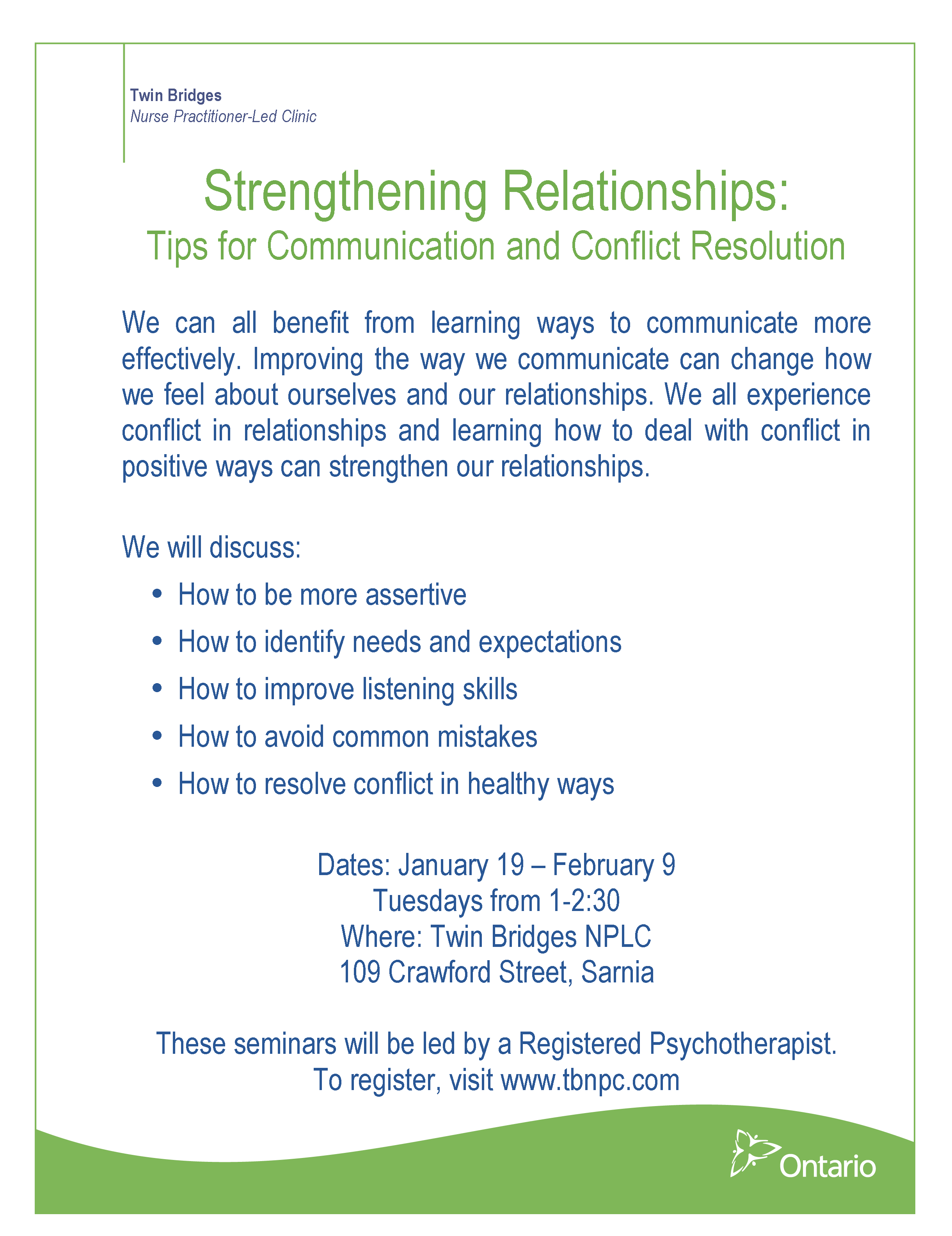 Strengthening Relationships-2 | Twin Bridges